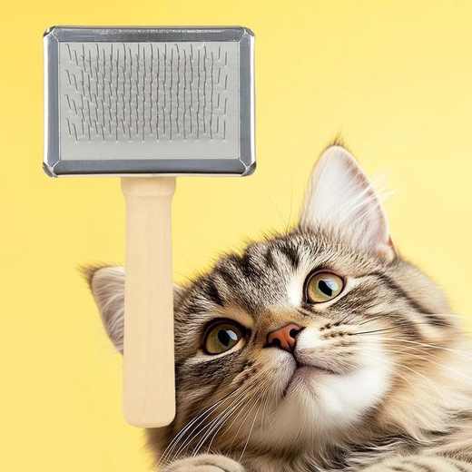 General purpose combing for pets, knot opening and hair care, anti-static stainless steel needle comb, smoothing and durable pet comb - small size - 1 pc