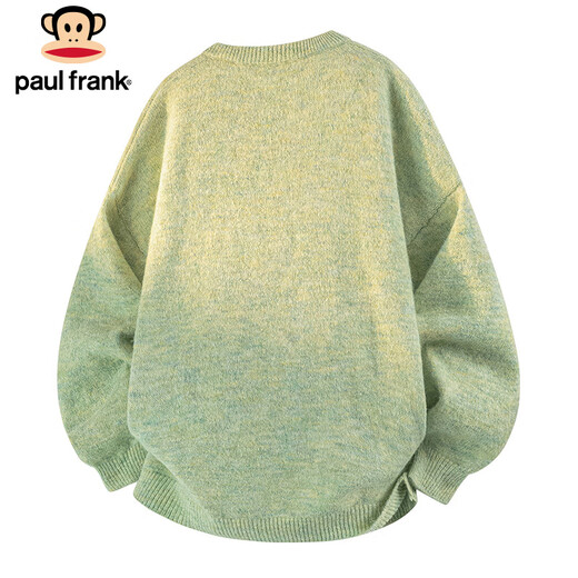 Paul Frank Sweater Men's Autumn and Winter American Loose Knitwear Men's Casual Warm Couple Jacket Men's Mixed Green XL