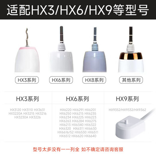 Xiangshuang adapts to Philips electric toothbrush charger hx2471/hx6730/hx6100 base wireless children HX2 dedicated USB charging base 1 +5V/1A charging head
