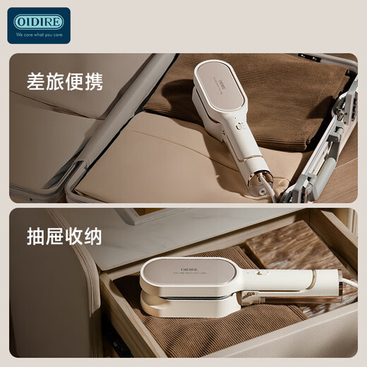OIDIRE (Odd) hand-held portable clip-on ironing machine, steam garment steamer, multi-functional garment ironing, flat ironing, clip-on household steaming steamer, small steamer for travel and business trips ODI-JTG01 clip-on garment steamer