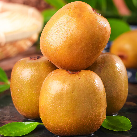 Straw hat grandma kiwi red heart kiwi fruit large fruit gift seasonal fresh fruit fresh origin direct delivery SF Express 12 single fruits 40-60g ordinary express delivery