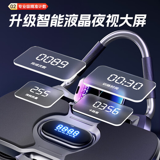 PEAK four-wheel widened abdominal wheel, automatic rebound, smart elbow support, kneeling pad, abdominal muscle wheel, abdominal slimming home fitness equipment