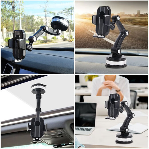 New season Xiaopeng G3P7P5 special suction cup mobile phone holder navigation robotic arm mobile phone holder gray model with LOGO standard