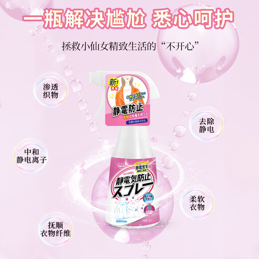 CUCM anti-static spray, clothes anti-static spray, long-lasting fragrance, hair anti-static artifact, clothing wrinkle-removing softener