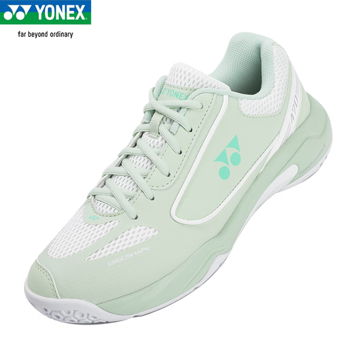YONEX badminton shoes for men and women, teenagers, professional shock-absorbing sports shoes for training, national team competition, new SHB470CR, light green, same style for men and women 37