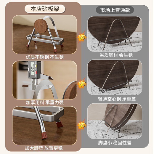 Medieval style stainless steel chopping board rack kitchen countertop storage rack pot lid shelf chopping board cutting board placement rack medieval style chopping board rack double layer