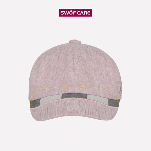 SWOF CARE Pink Versatile Face-showing Little Hat Newsboy Hat for Women with Large Head Circumference PINK/Pink One Size Recommended for Head Circumference 56-60cm