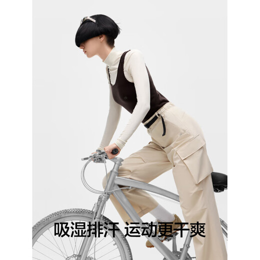 Jiao Nei Ruipi 701++ Women's Vest Sweatshirt Breathable Round Neck 7A Wool Warm T-Shirt Women Sheep 90 Degrees Gray S