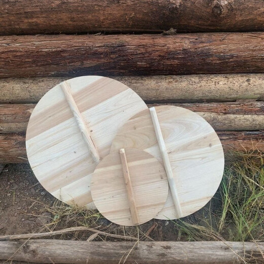 FANCYCHIC fir pot lid, wooden round lid, kitchen wok lid, customized rural firewood stove pot lid, round lid, universal wooden lid. If there are no suitable Specifications, please contact customer service for customization.