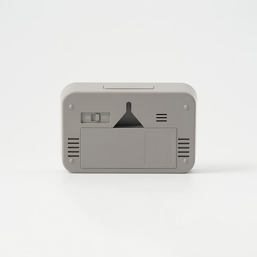 MUJI digital clock home electronic clock desktop clock gray medium (with alarm clock function)