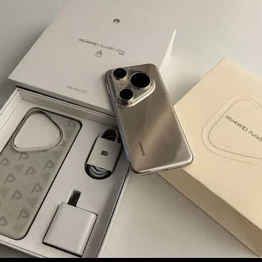 Huawei (HUAWEI) mobile phone Huawei pura80 ultra 24 periods interest-free 2025 new phone launch flagship new model one-inch high dynamic main camera outsole dual telephoto gilt gold 16GB+512GB full network access free gift of your choice