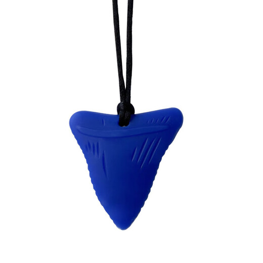 Spot shark teeth molar stick silicone chew gum baby oral comfort food grade shark fin teether peach powder 1 pack