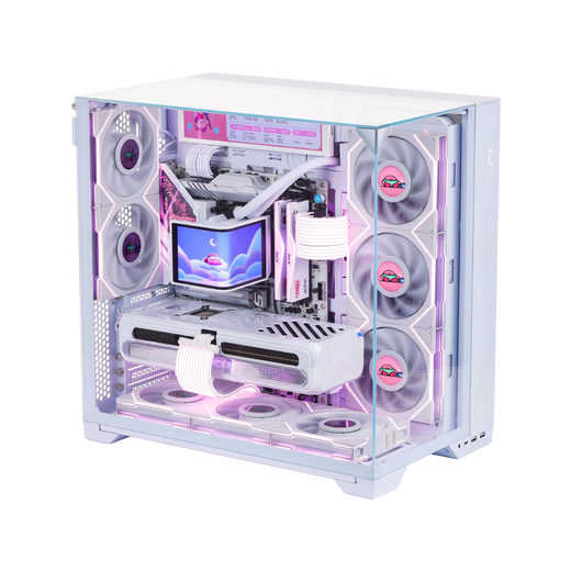 Xiaokuniao 14th generation Intel Core i7 14700KF 5060/5060Ti independent graphics 32G memory assembly desktop DIY computer host game office design water-cooled machine configuration eight performance appearance 14600KF/RTX5060