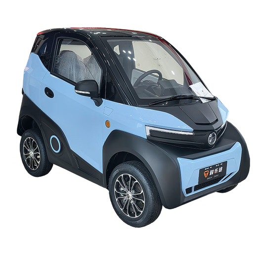Zhilato's new four-wheeled electric vehicle new energy scooter for the elderly to pick up and drop off children Laotoule small family car women's micro mini fully enclosed battery car Yueying Gray (battery not included) Consult customer service to choose the battery
