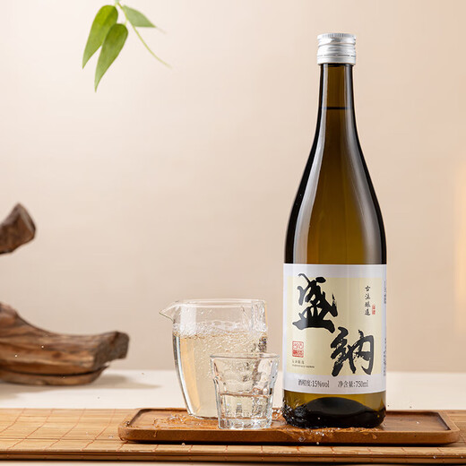 Japanese sake 15% Japanese cuisine high-end low-alcohol pure rice wine rice wine gift wine bar self-drinking 750ml 1 bottle of sake