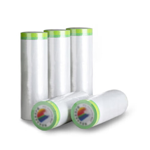 Mandelai dustproof cloth disposable dustproof film plastic film decoration protective film dust cover cloth 4*20m0.8 silk latex sticker