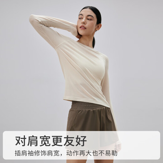 Gigt Jiji yoga top women's autumn and winter warm wool yoga cover-up running fitness Pilates top yoga wear