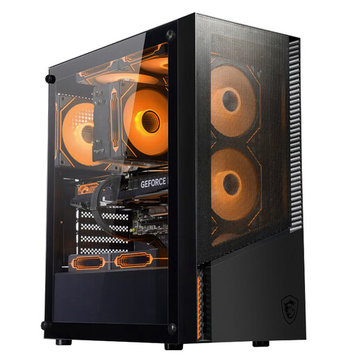 MSI Core i5 14400F/12600KF/5060Ti/7650GRE desktop assembly machine gaming eSports Fearless Contract Delta mobile computer host DIY complete machine configuration eight 12600KF box + RTX5060