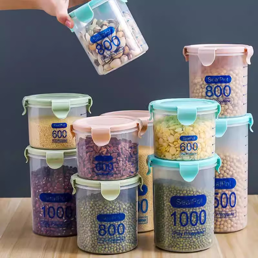 Procurement and sales recommendation: Sealed cans, powder cans, tea, household cans, kitchen grain storage boxes, storage cans, sealed cans, large size 1, 1000ml