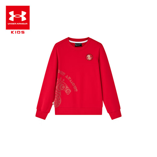 Under Armor New Year Series New Children's Sweaters for Boys and Girls Sports and Casual Round Neck Pullover Sweaters 254303554