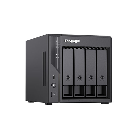 威联通（QNAP）Qu405企业级家庭存储 N355 16G内存 16T容量四盘位网络存储NAS私有云 AI相册手机备份 网盘服务器