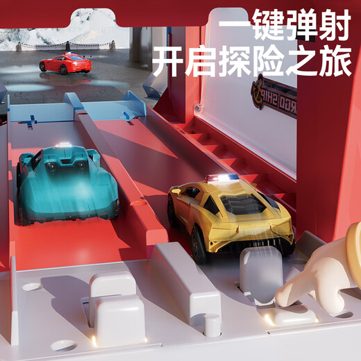 Xinge children's ship toy model container car set educational toy boy birthday gift