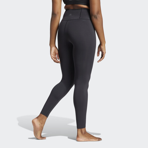 Adidas ALL ME Soft Pants Nude Yoga Pilates Tight Nine-Point Pants Women's Adidas Black L