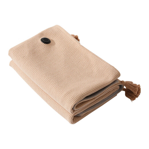 YOSHOY Heating Blanket Electric Heating Shawl Blanket Warm Cloak Electric Heating Body Warming Blanket Multifunctional Heating Blanket USB Power Bank Warming Blanket Birthday Christmas New Year's Day Valentine's Day Gift Beige Color | Brand Gift Box | 5000mAh Power Bank