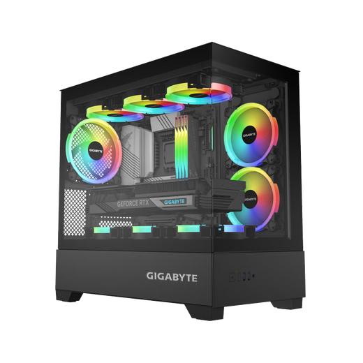 GIGABYTE AMD Ryzen R7 9800X3D/RTX5070/5060Ti/5070Ti desktop mainstream e-sports game live broadcast design AI drawing 3A host computer complete machine with 6 9800X3D/5080/32G/1TB