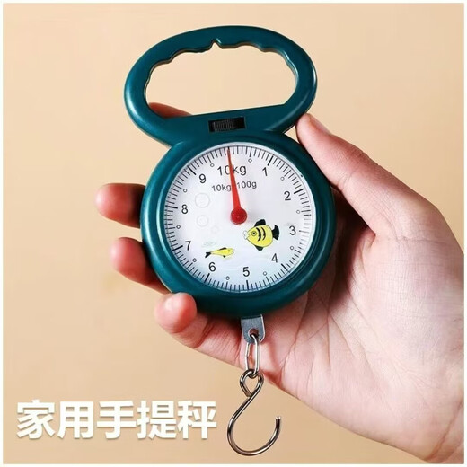 Портативные весы, весы для рыбалки, весы для багажа, портативные домашние портативные весы, дорожные пружинные весы, весы для обучающихся студентов, весы для покупок, малые весы, экспресс-весы, портативные весы, инструмент, модель маленькой рыбы - случайный цвет - 1 штука, высокая точность 10 кг