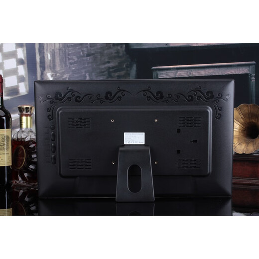 Promotion Huaqiangbei L'écran LED haute définition de 17 pouces/19 pouces/22 pouces peut être un cadre photo numérique mural/un but d'affichage de machine publicitaire 17 pouces blanc ou noir + carte 16G