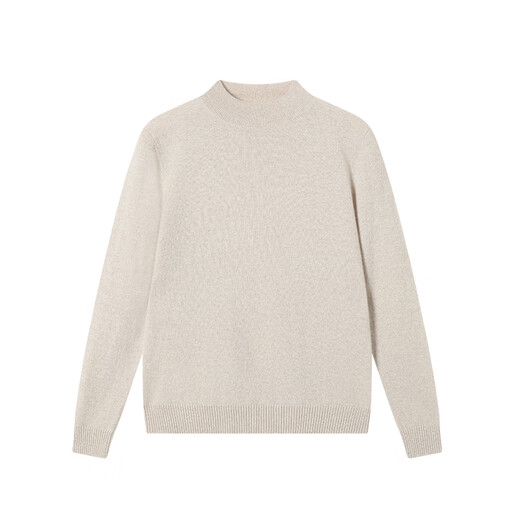 Made in Tokyo, 100% cashmere turtleneck sweater for women, beige L