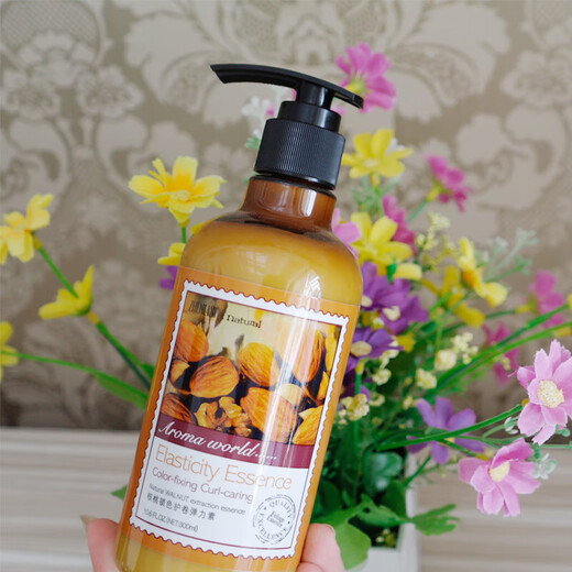 Genlese Aromatherapy Family Gel Genlese Water Elasticity Conditioner Curly Hair Straightening Essential Oil Smooth and Moisturizing Lavender Light Elasticity Gel 300ml