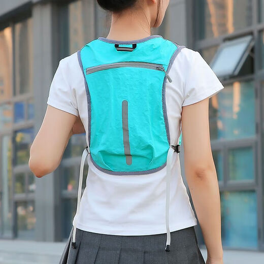 ZOCI Mountaineering Bag Sports Vest Backpack Light Gray Breathable Hiking Mountaineering Vest Outdoor Cycling Multifunctional Small Backpack Light Gray