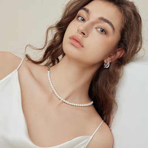 Arsis celebrity style small earrings for women, pearl earrings, 925 silver needles, birthday gift for girlfriend