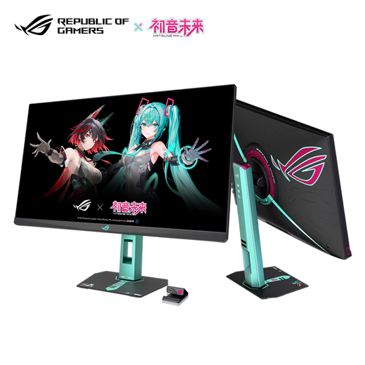 ASUS (ASUS) ROGx Hatsune Miku limited joint family bucket RTX5080 Yagami Hatsune 5090 ASUS rog family bucket 601S Helios II assembled computer complete machine RO Hime x Hatsune ROG Jueshen display