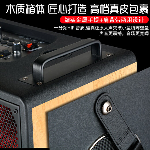 Shangke high-end audio outdoor performance musical instrument playing and singing amplifier all-in-one multi-functional high-power subwoofer Bluetooth speaker 17 speakers + 12-inch subwoofer