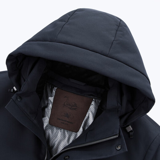 Duck and Goose Down Jacket Men's Short Style 2025 Autumn and Winter New Middle-aged and Elderly Dad Clothing Casual Versatile Warm Jacket Black 2XL (185)