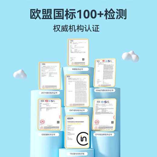 Coloyou children's ultra-light clay white large can refill handmade diy clay toy material safe, non-toxic and odorless clay plasticine boys and girls kindergarten gifts