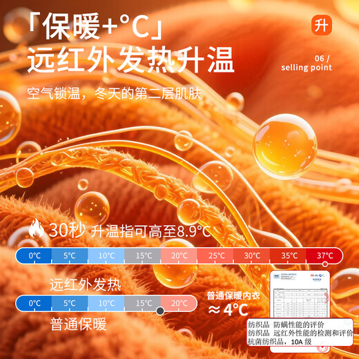 Playboy De velvet thermal underwear men's plus velvet thickened men's thermal underwear autumn clothes autumn trousers men's round neck autumn and winter