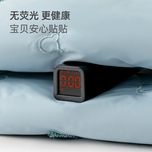 Yishuang'er Autumn and Winter Lightweight Down Vest for Boys and Girls, Infants and Toddlers, Small Vest, Children's Warm Down Vest, Baby Jacket, Blue 73