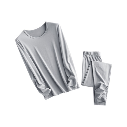 Jingshu Cotton Jingdong's own brand warm light warm underwear high elasticity and quick warmth men's pure cotton thermal suit 3XL