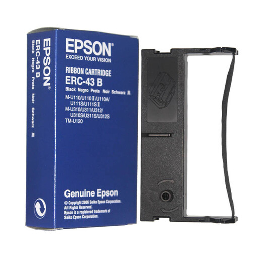 Epson ERC-43B Mini Printer Ribbon Holder Black (Applicable to MT311/M-U310/11/312/M-V110/M-U115/DM-210/220 models)