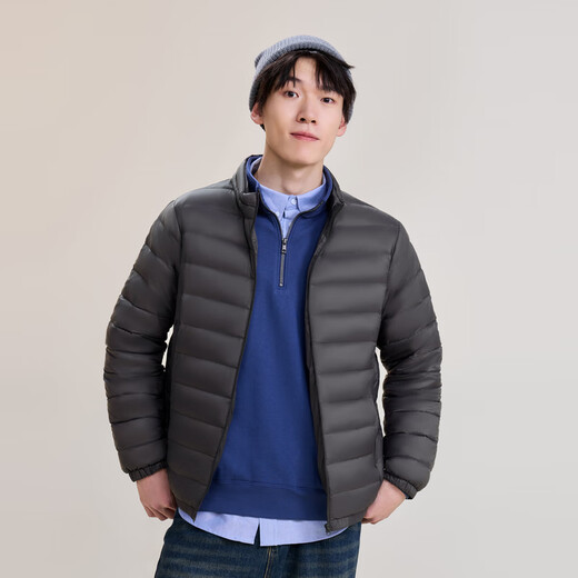 Новая мужская легкая пуховая куртка с воротником-стойкой «Полет в снегу», осень и зима, повседневная короткая теплая пуховая куртка на утином пуху, универсальная