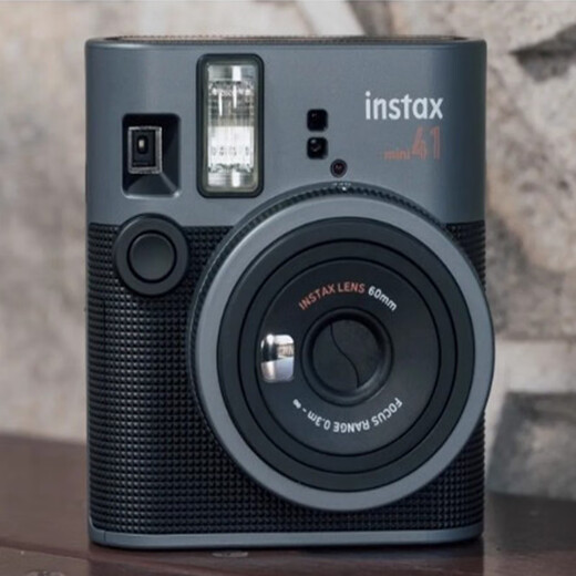 Fuji (FUJIFILM) Mini41 retro film camera, one-time imaging instant polaroid, classic retro birthday gift set mini41 black