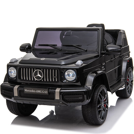 FUERBAO children's electric car Mercedes-Benz AMG G63 four-wheel off-road car children's toy battery car can sit on remote control stroller high-end black