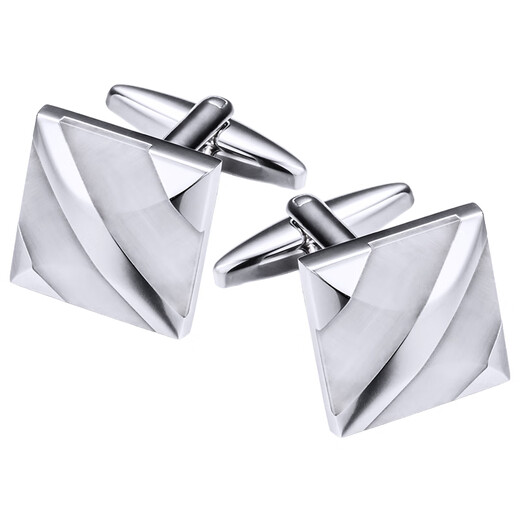 KFLK men's cufflinks, French cuff nails, shirt metal cuff nails, high-end shirt buttons, business gift cuff buttons, white