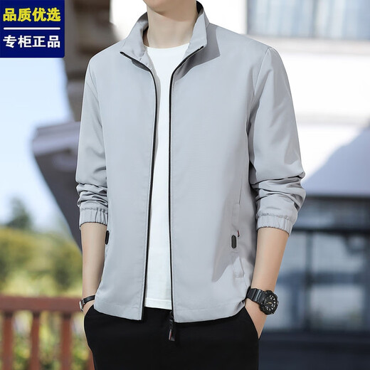 Meloban coat autumn men's jacket 2025 new casual versatile trendy baseball collar autumn and winter plus fleece clothes men's autumn clothing 2366 Army Green XL Recommended 115-130Jin Jin equals 0.5 kg