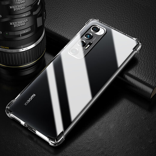 AOYAMIC is suitable for Xiaomi 10s mobile phone case. Xiaomi 10S protective cover, lens, full-package, anti-fall, airbag, personalized, simple, transparent, ultra-thin soft shell, fashionable men and women. Xiaomi 10S, transparent white, fine hole lens, full-package, airbag, anti-fall, transparent soft shell.