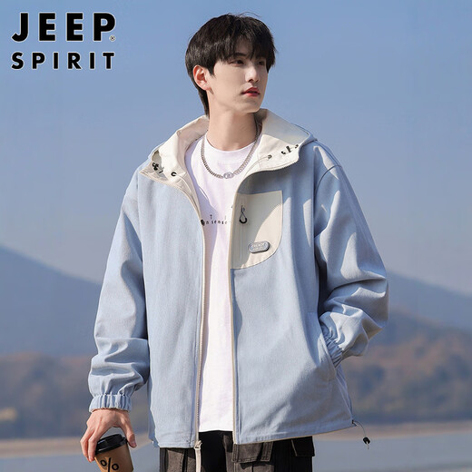 JEEP SPIRIT Jeep jacket men's assault jacket men's tops autumn and winter high-end casual high-end handsome men's clothing